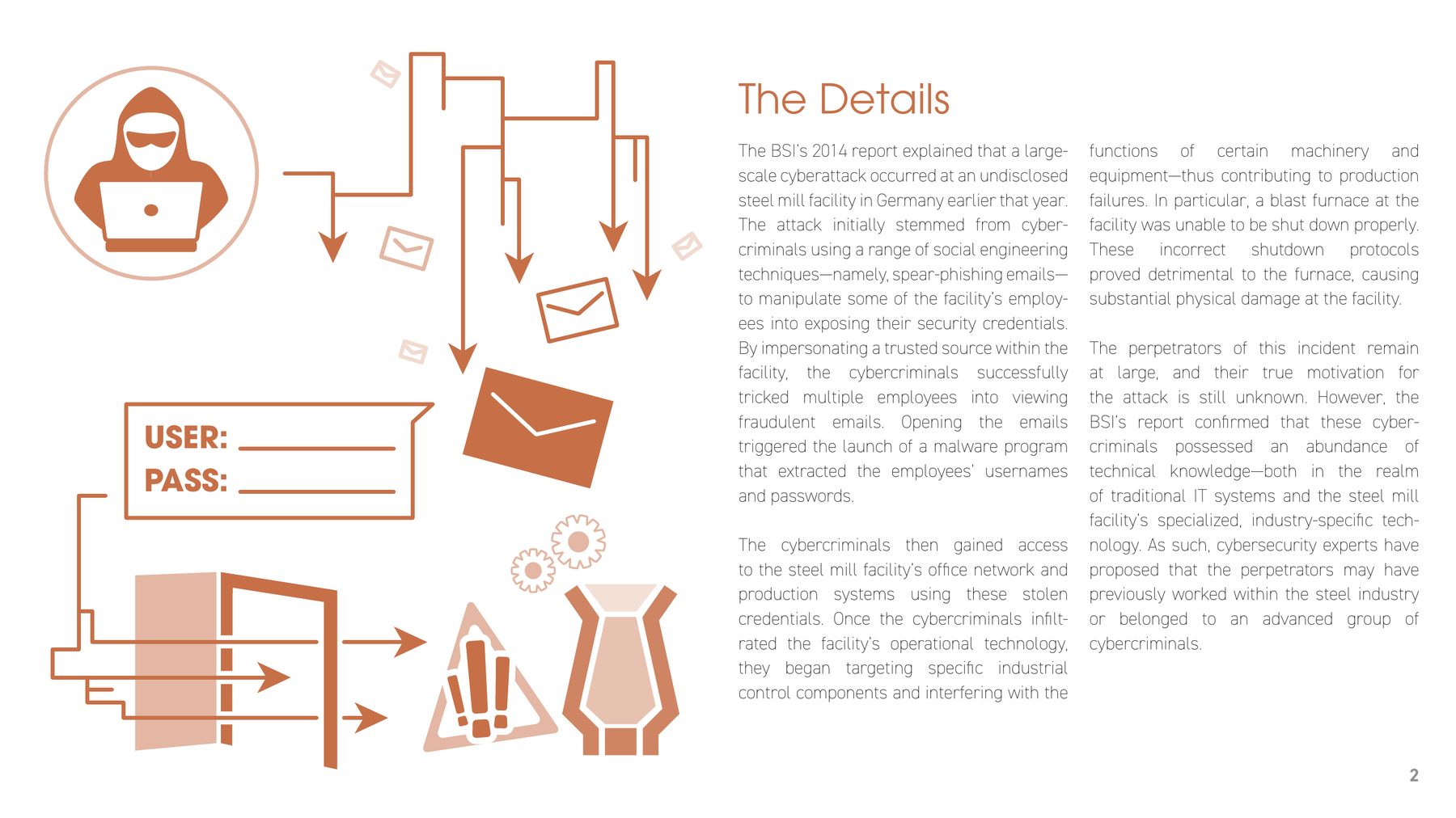 Steel mill case study, page 2: the details
