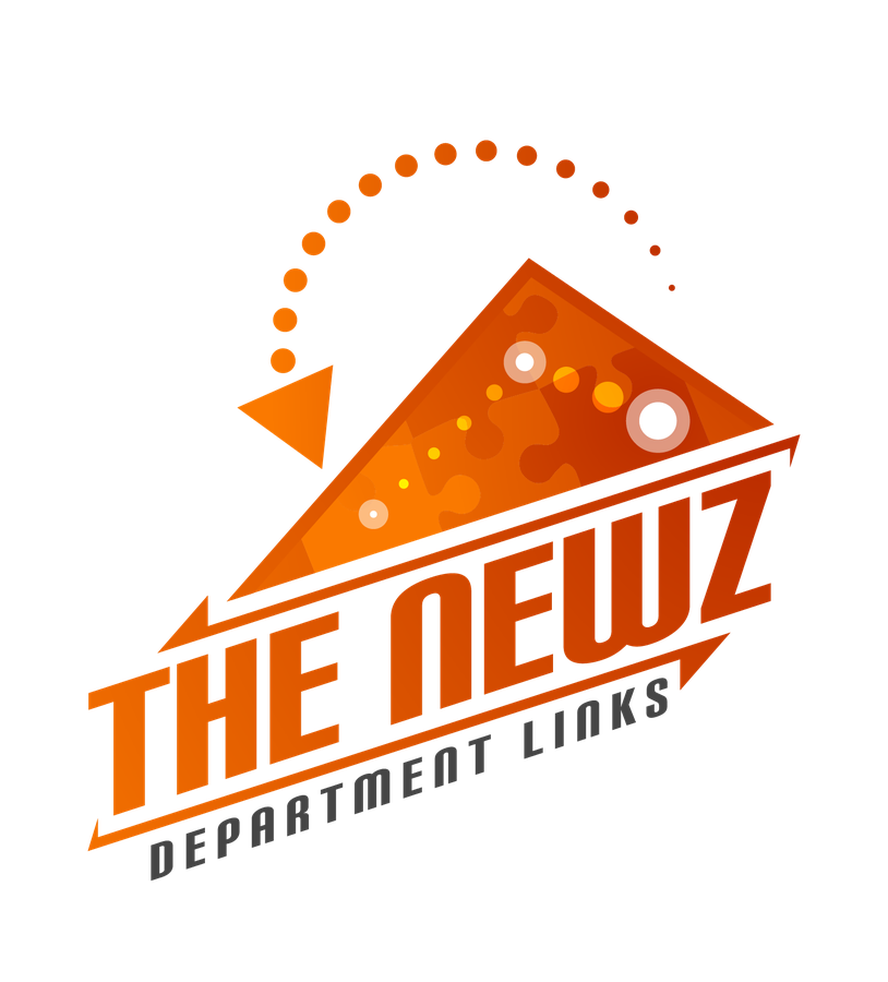 The Newz, Department Links badge: an orange ramp with a dotted path arcing over it